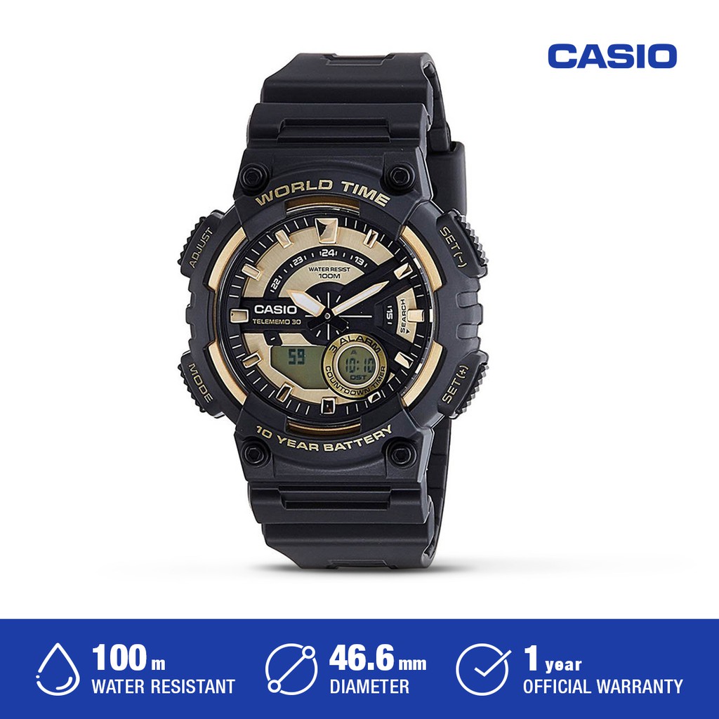 Casio Original AEQ-110BW-9AVDF Jam Tangan Pria