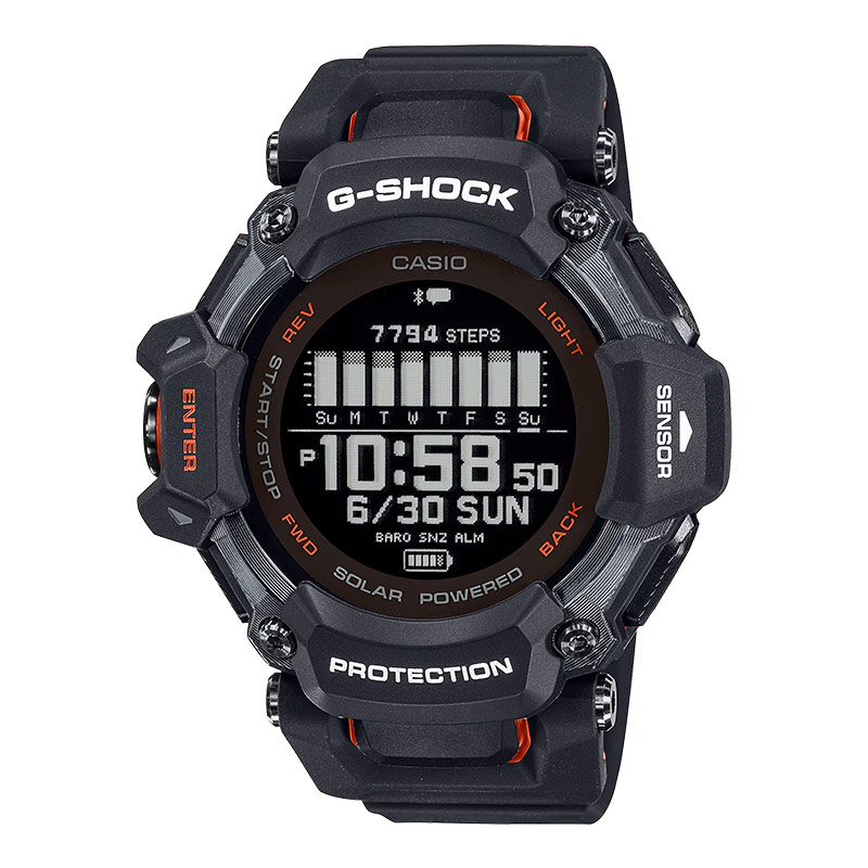 CASIO Jam Tangan Pria Digital Casio G-Shock GBD-H2000-1ADR GBDH2000 GBD-H2000 G-Squad Tough Solar Bl