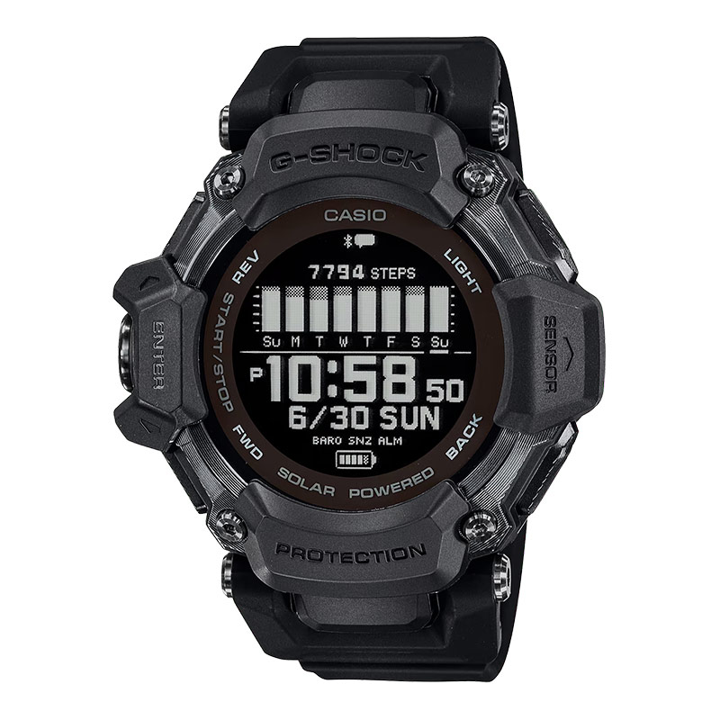 CASIO Jam Tangan Pria Casio G-Shock GBD-H2000-1BDR GBDH2000 GBD-H2000 G-Squad Tough Solar Black Digi