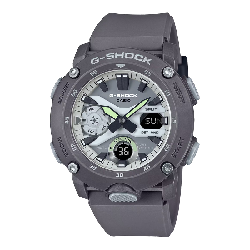 CASIO Jam Tangan Pria Casio G-Shock GA-2000HD-8ADR GA2000HD GA-2000HD Hidden Glow Series Digital Ana