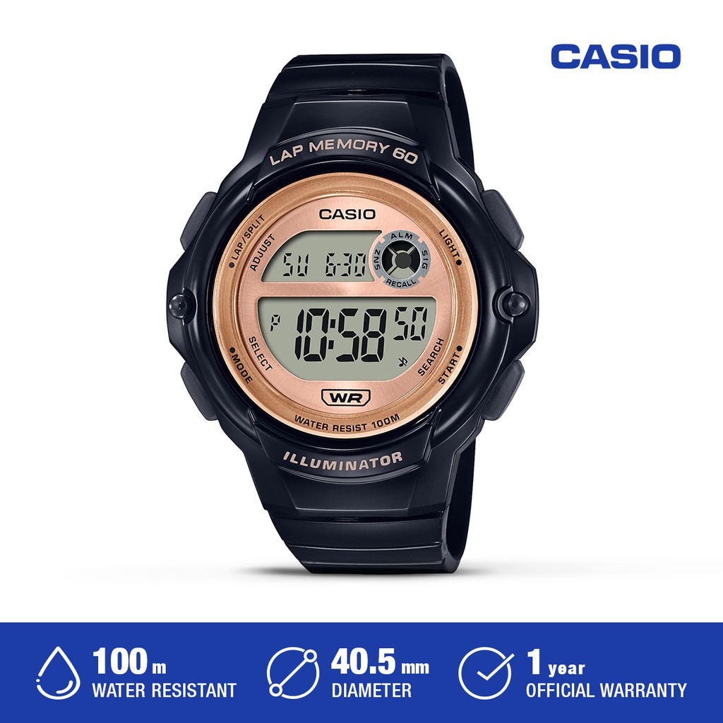 Casio Jam Tangan Casio Digital Wanita Original LWS-1200H-1AVDF