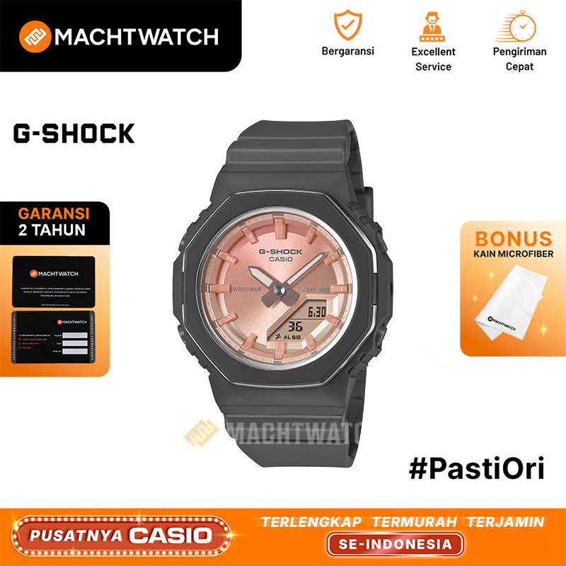 Casio Jam Tangan Wanita Casio G-Shock GMA-P2110SC-4ADR Light Pink Rose Quartz Digital Analog Dial Bl