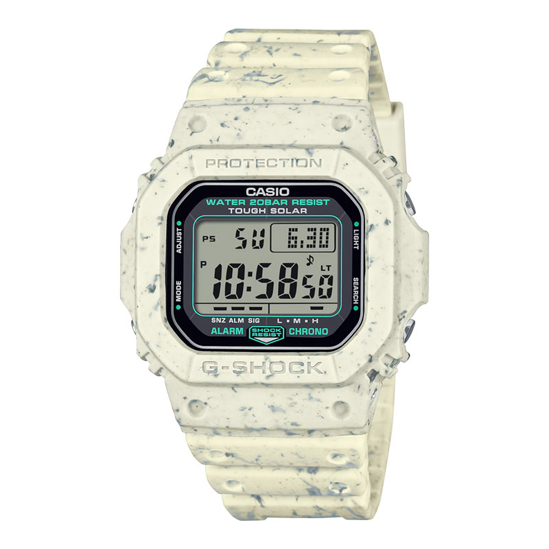 CASIO Jam Tangan Pria Casio G-Shock G-5600BG-5JR G5600BG G-5600BG Solar Digital Dial Ivory Recycled 