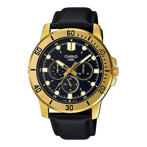 Casio Jam Tangan Pria Analog MTP-VD300GL-1EUDF