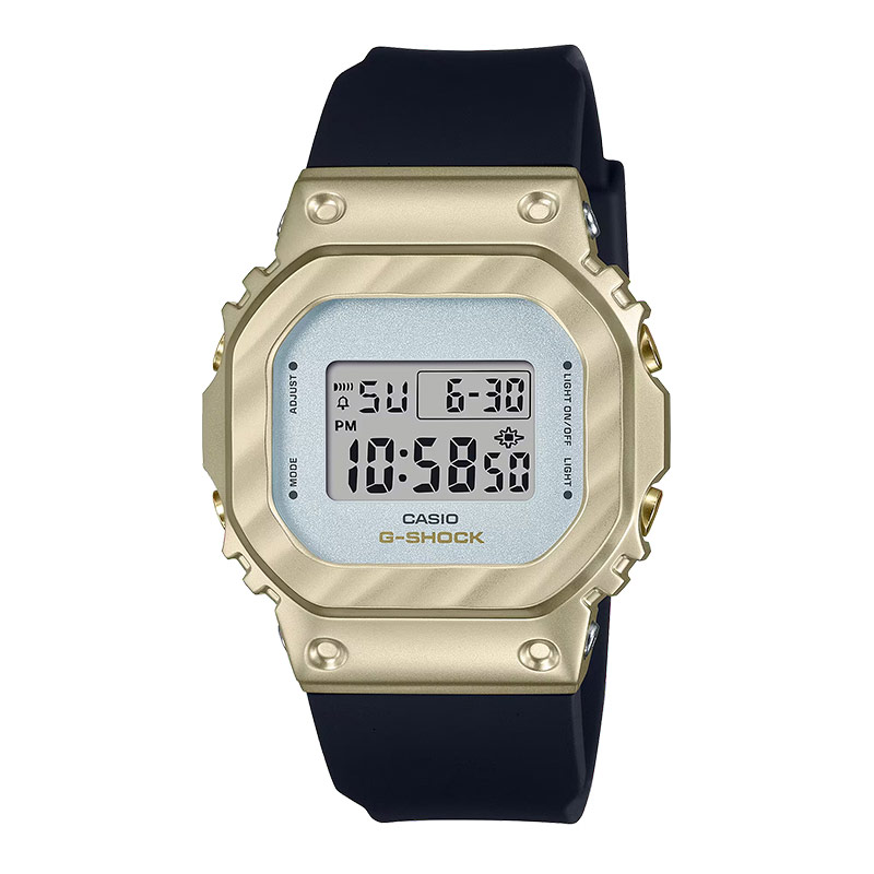 CASIO Jam Tangan Wanita Casio G-Shock GM-S5600BC-1DR Ladies Digital Dial Black Resin Band