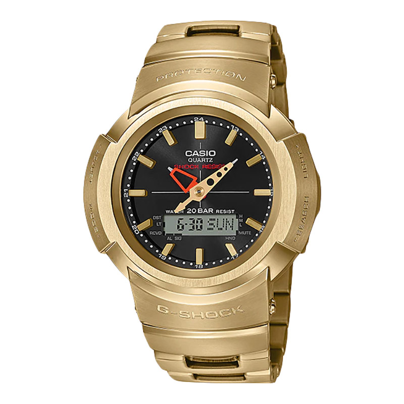 CASIO Jam Tangan Pria Casio G-Shock AWM-500GD-9ADR AWM500 AWM-500GD Full Metal Tough Solar Digital A