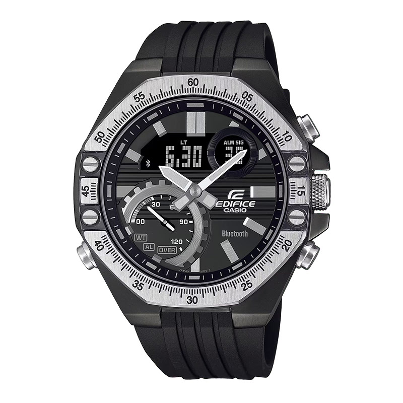 CASIO Jam Tangan Pria Casio Edifice ECB-10TP-1ADF Automotive Toolkit Inspired Design Black Dial Blac