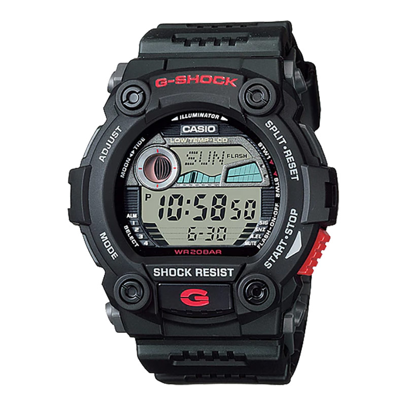 CASIO Jam Tangan Pria Casio G-Shock G-Rescue G-7900-1DR G7900 G-7900 Digital Dial Black Resin Band