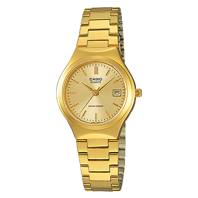CASIO Jam Tangan Wanita Casio Standard LTP-1170N-9ARDF LTP1170 LTP-1170N Gold Dial
