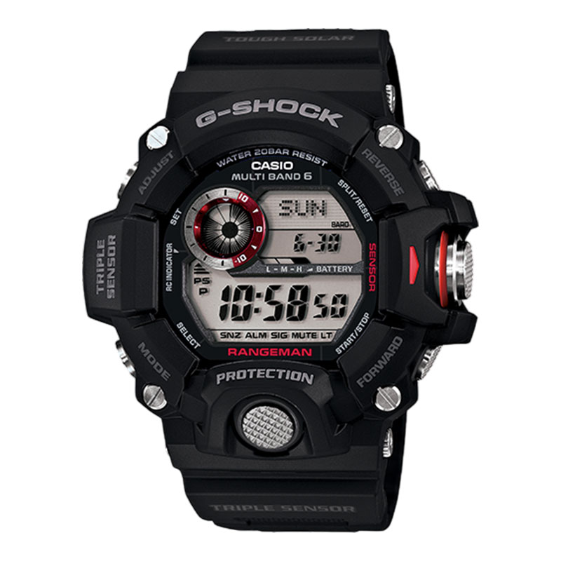 CASIO Jam Tangan Pria Casio G-Shock Rangeman X Pompiers de Paris GW-9400BSPP-1ER Digital Dial Resin 