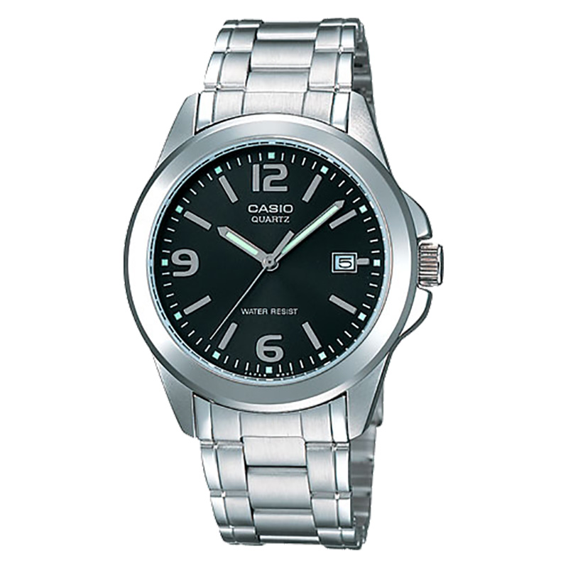 CASIO Jam Tangan Pria Casio Standard MTP-1215A-1ADF MTP1215 MTP-1215A Stainless Steel Band