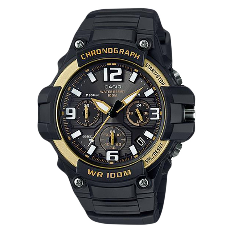 CASIO Jam Tangan Pria Casio General MCW-100H-9A2VDF MCW100 MCW-100H 100M Water Resistant Black Dial 