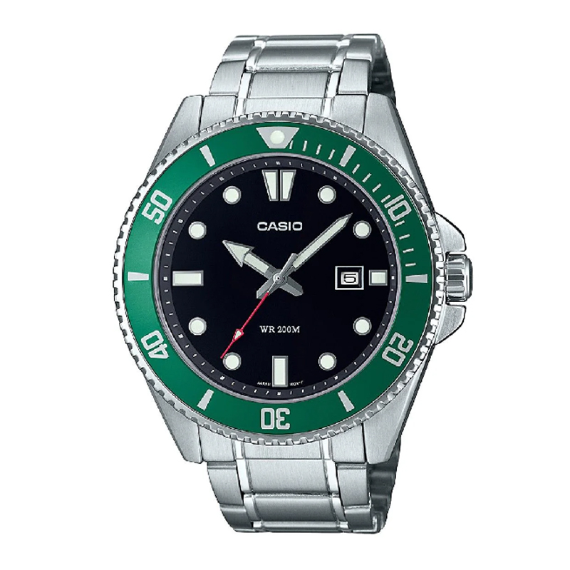 CASIO MDV-107D-3AVDF STEEL GREEN