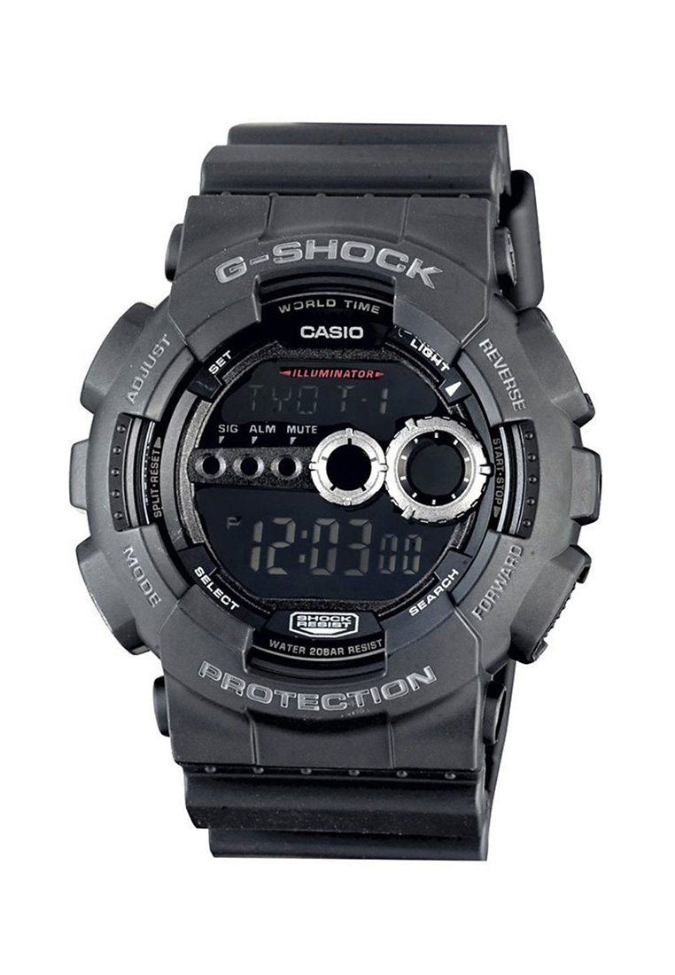 Casio G-SHOCK Jam Tangan Pria - Black - Silicon - GD-100-1BDR