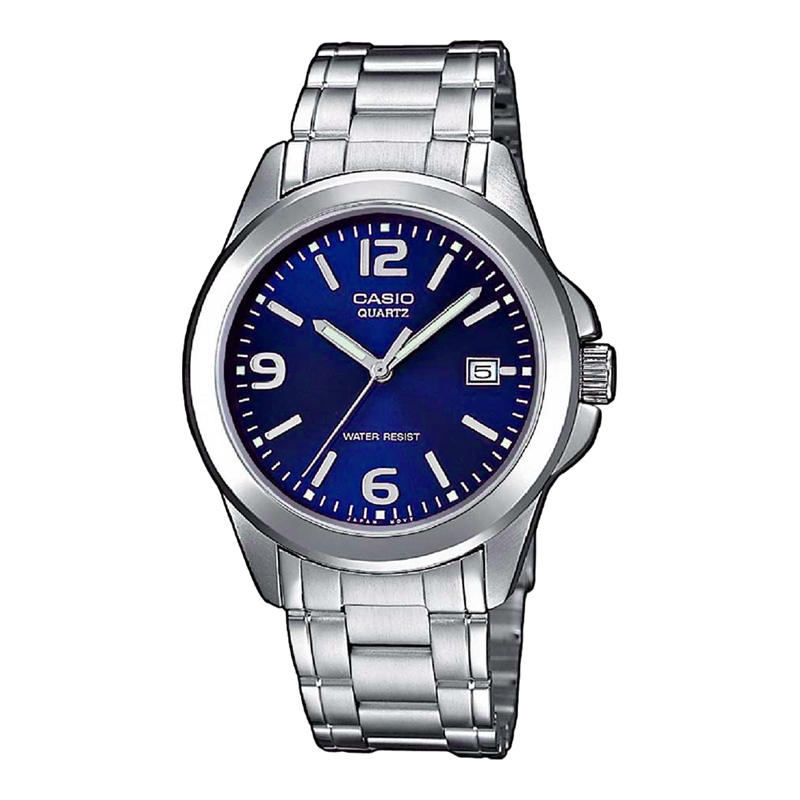 CASIO Jam Tangan Pria Casio Standard MTP-1215A-2ADF MTP1215 MTP-1215A Stainless Steel Band