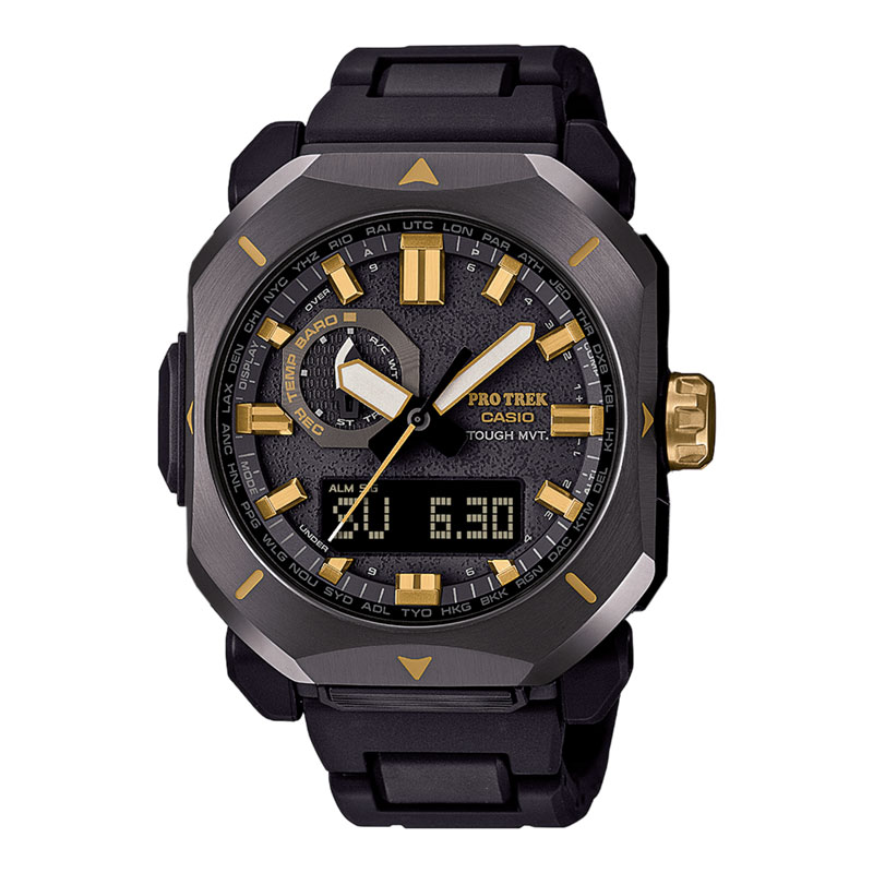 CASIO Jam Tangan Pria Casio Pro Trek PRW-6900ZE-1DR 50th Anniversary Zero To One Black Stainless Ste