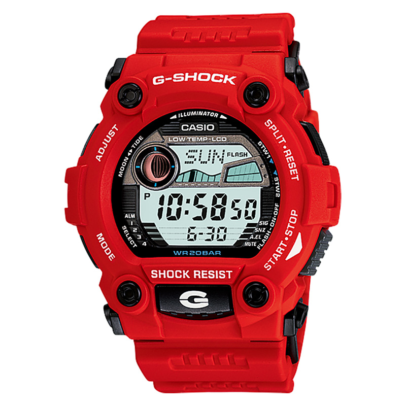 CASIO Jam Tangan Pria Casio G-Shock G-7900A-4DR G7900A G-7900A Digital Dial Red Resin Band