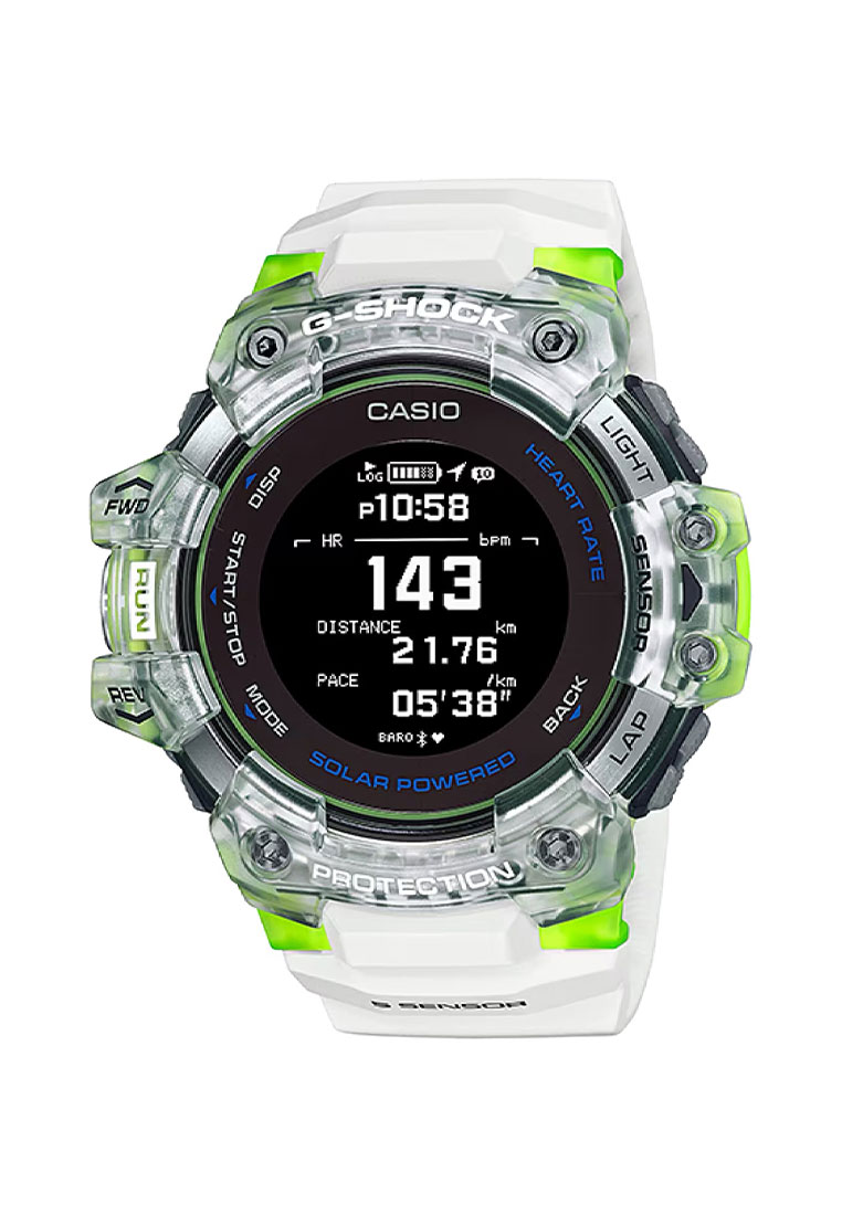 Casio G-SHOCK Jam Tangan Pria - White Black Transparent - Resin - GBD-H1000-7A9DR