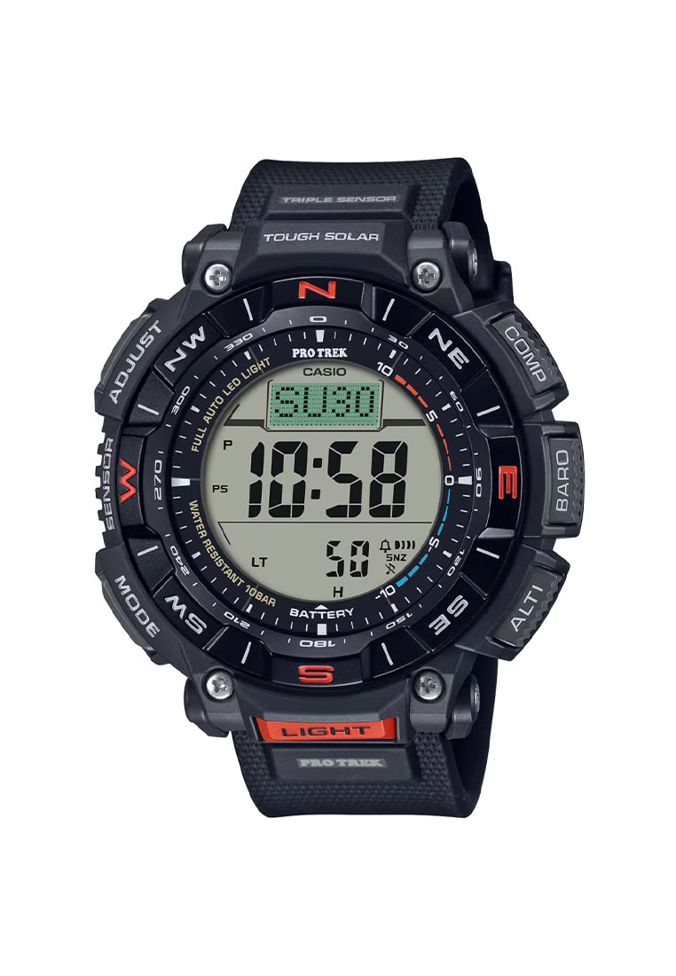 Casio Protrek Jam Tangan Pria - Black - Resin - PRG-340-1DR