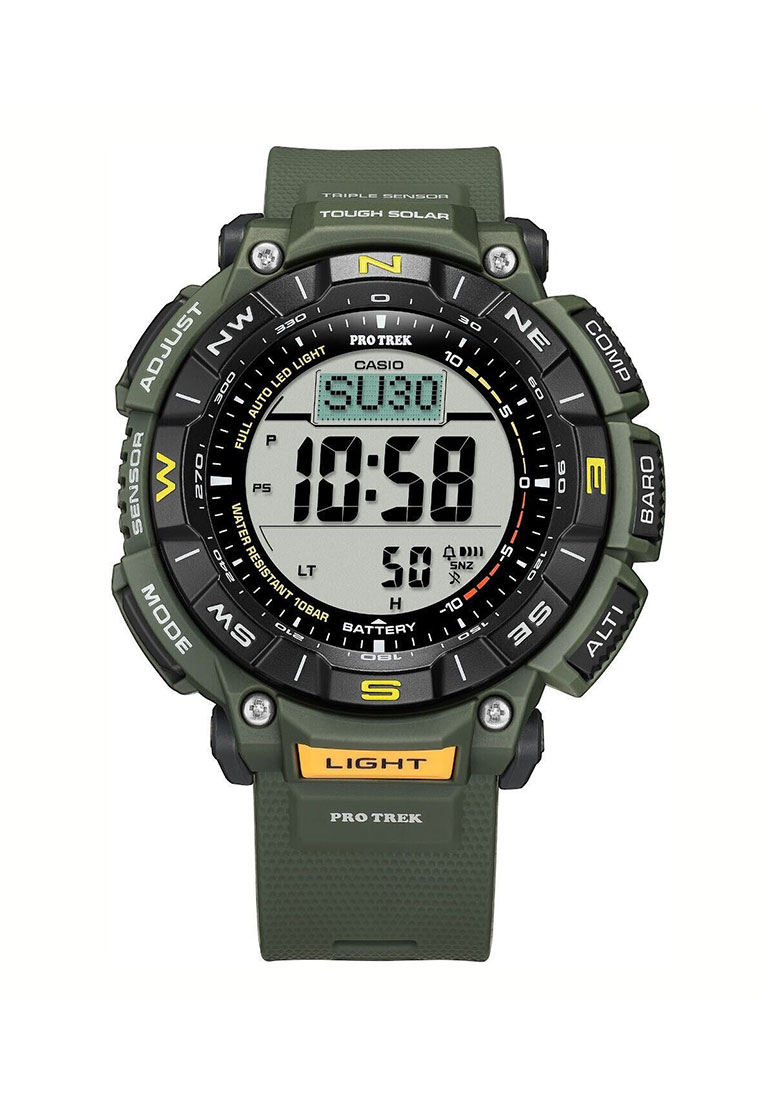 Casio Protrek Jam Tangan Pria - Green - Resin - PRG-340-3DR