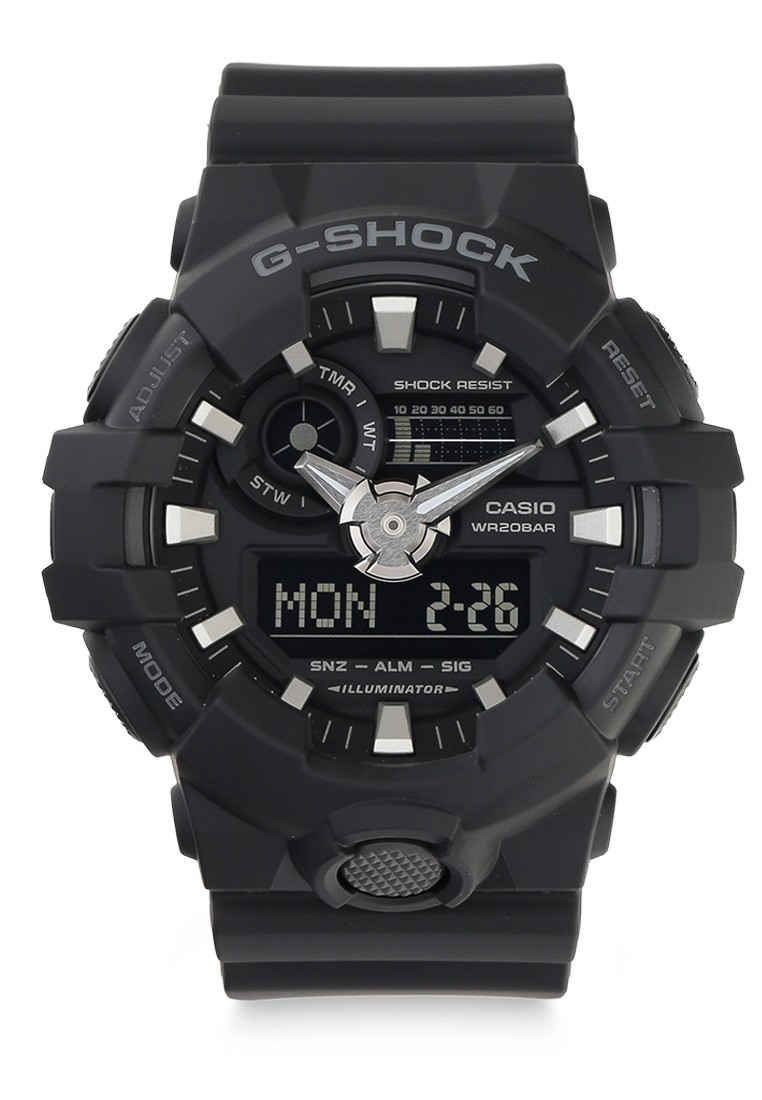 Casio G-SHOCK Jam Tangan Pria - Black - Silicon - GA-700-1BDR