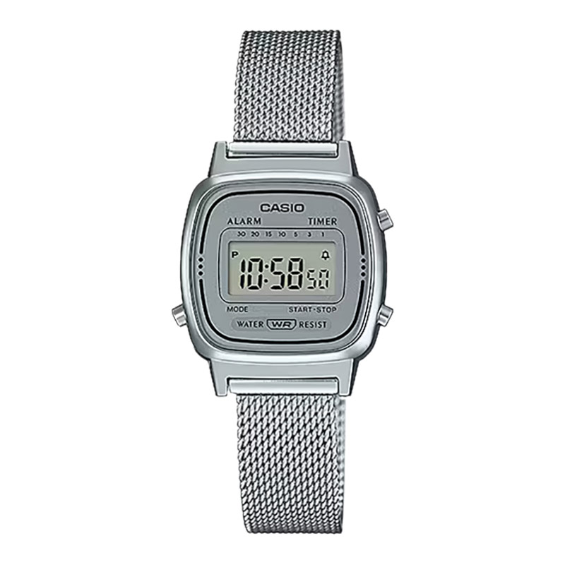 CASIO Jam Tangan Wanita Casio Standard LA670WEM-7DF LA670 LA670W Vintage Mesh Band