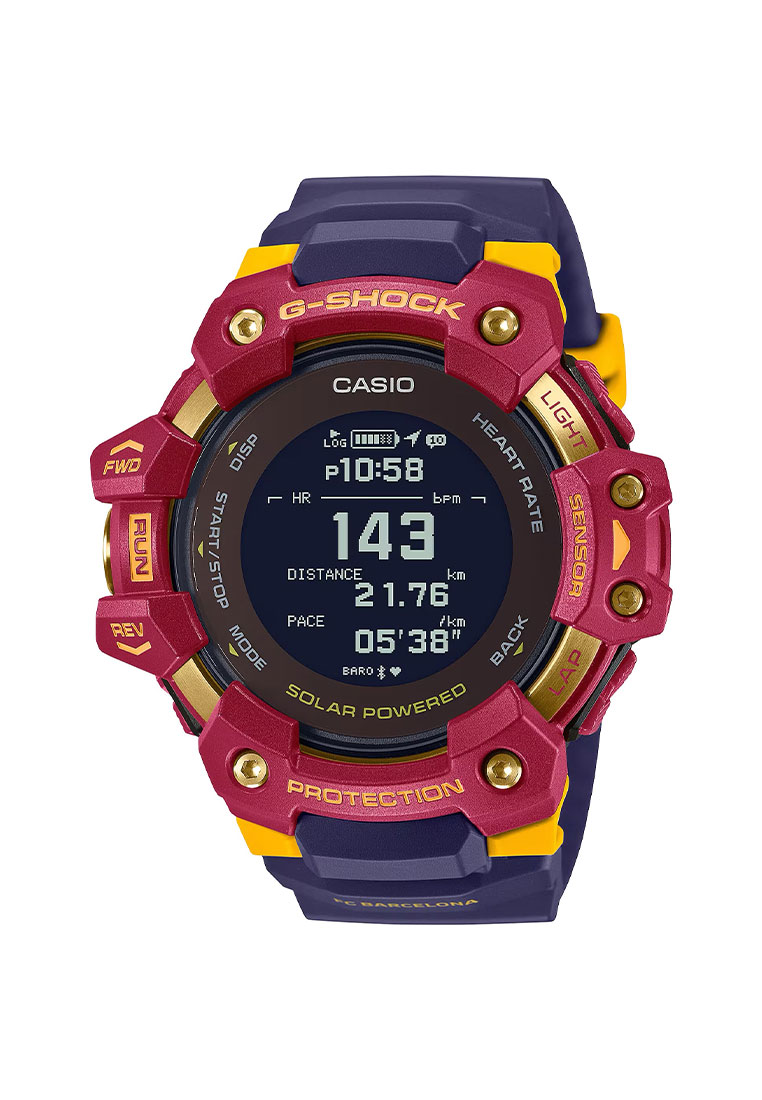 Casio G-SHOCK Jam Tangan Pria - Blue Red Yellow - Resin - GBD-H1000BAR-4DR (Barcelona)