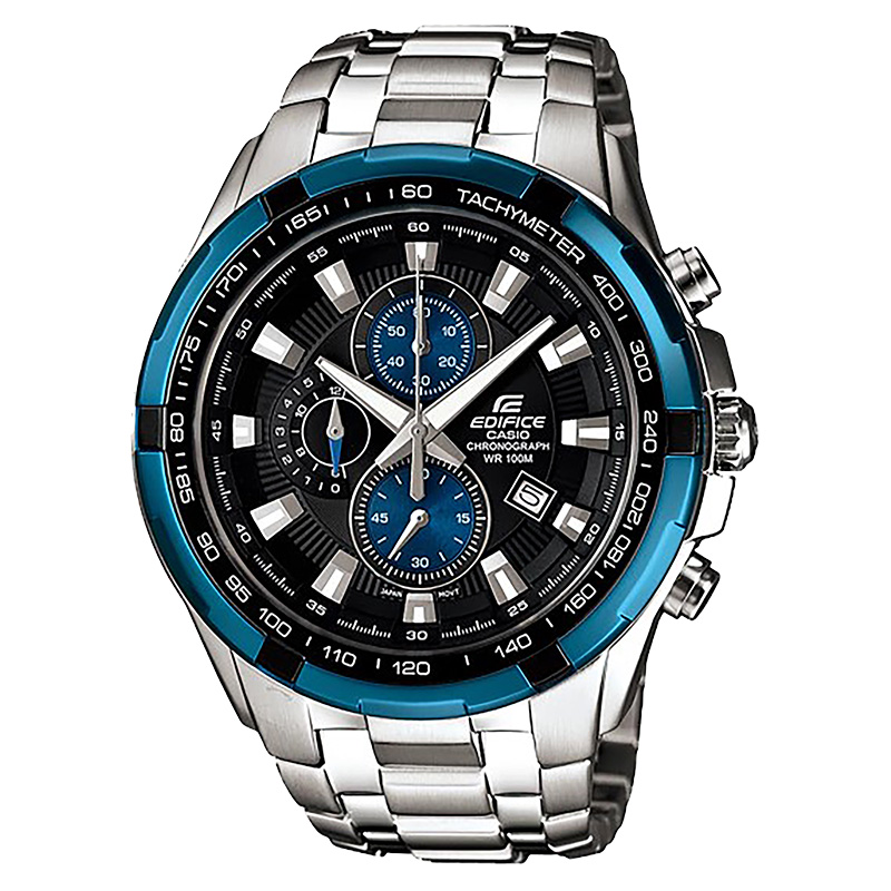 Jam tangan casio store edifice chronograph wr100m