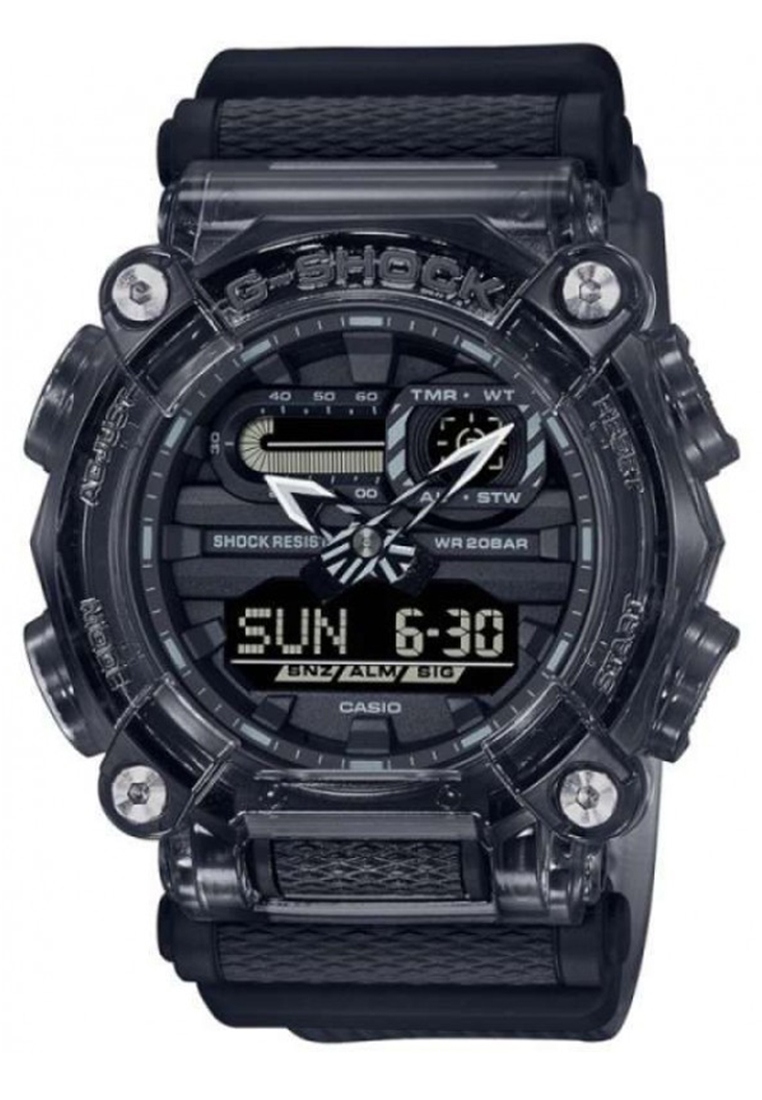 CASIO G SHOCK GA-900SKE-8ADR BLACK TRANSPARAN