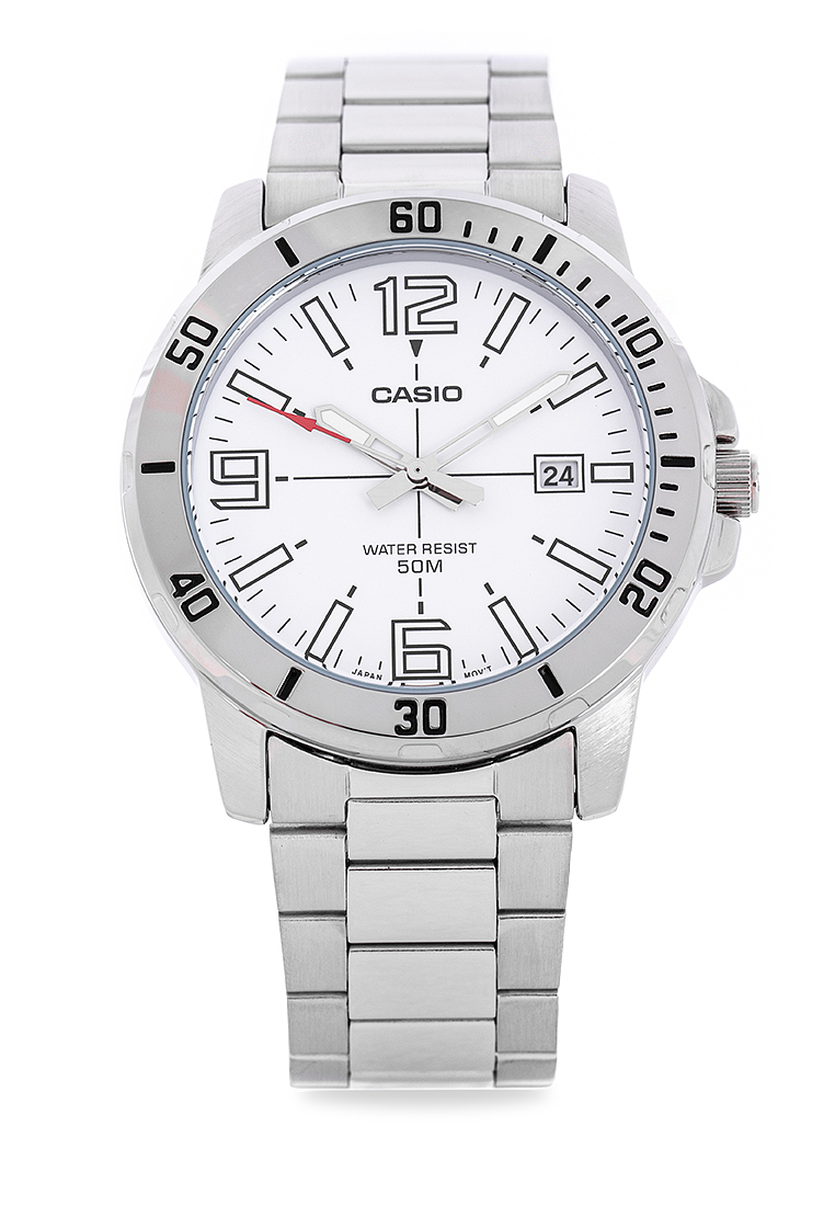 CASIO Jam Tangan MTP-VD01D-7BV Silver
