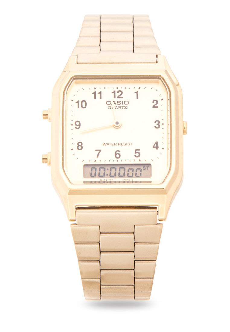 CASIO Jam Tangan AQ-230GA-9B Gold