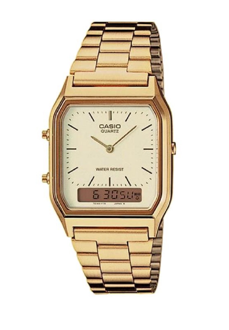 CASIO Jam Tangan AQ-230GA-9D Gold