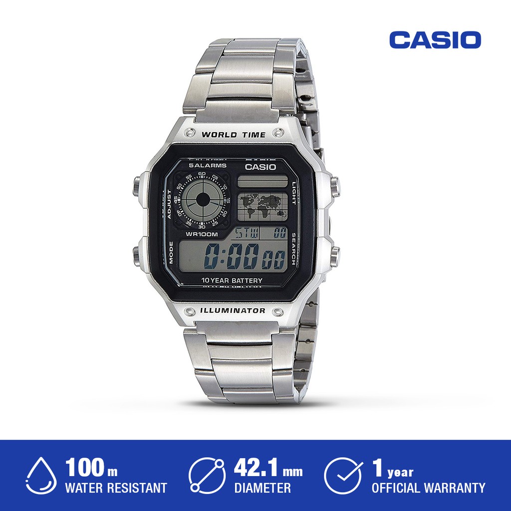 Casio AE-1200WHD-1AVDF Jam Tangan Digital Pria