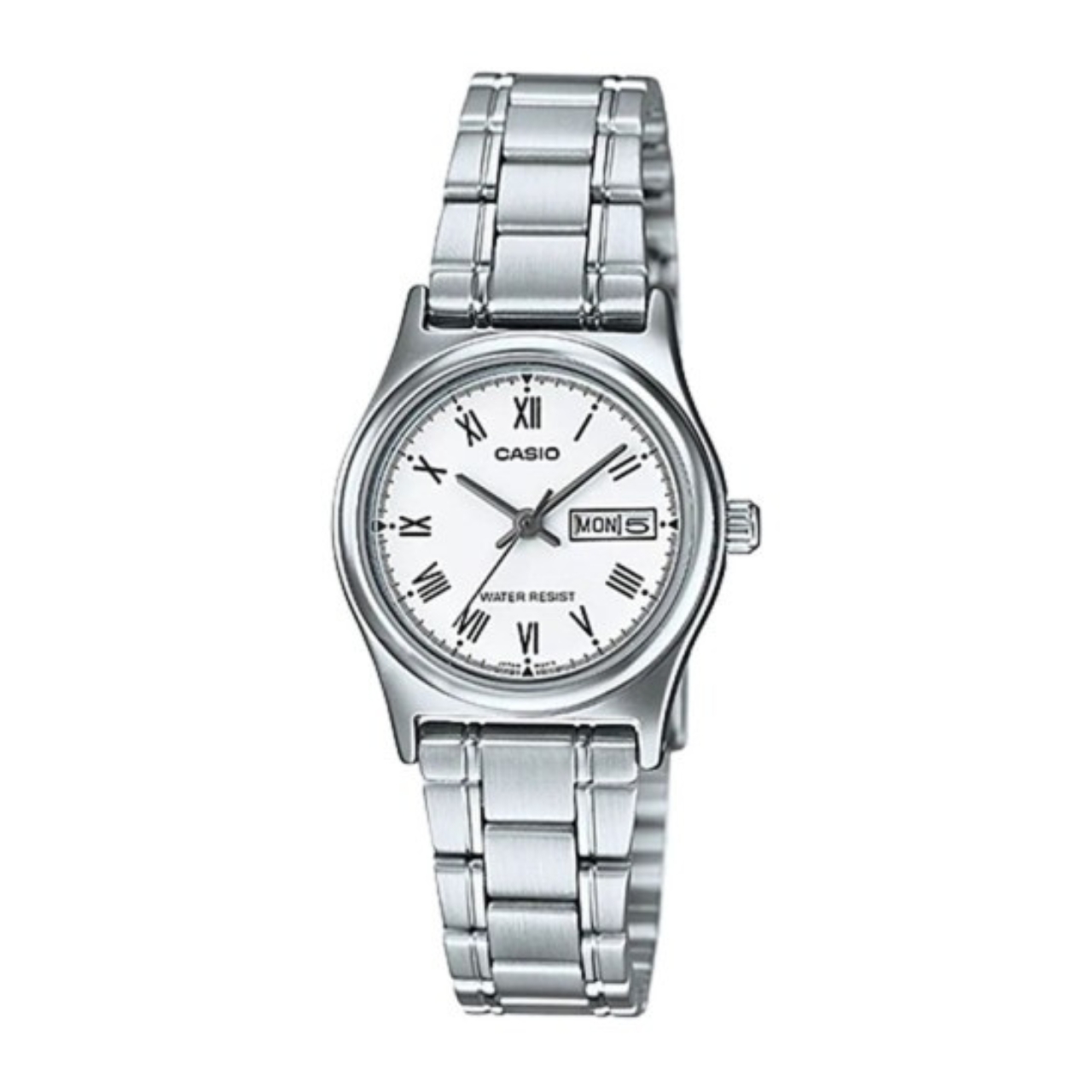 Casio Jam Tangan Wanita - Silver Pink - Stainless Steel - LTP-V006D-7BUDF