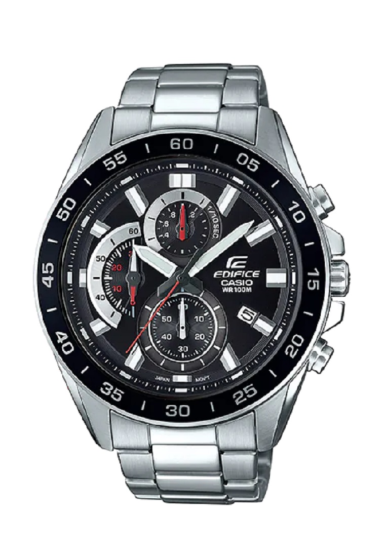 CASIO Men EFV-550D-1AV Stainless steel silver black