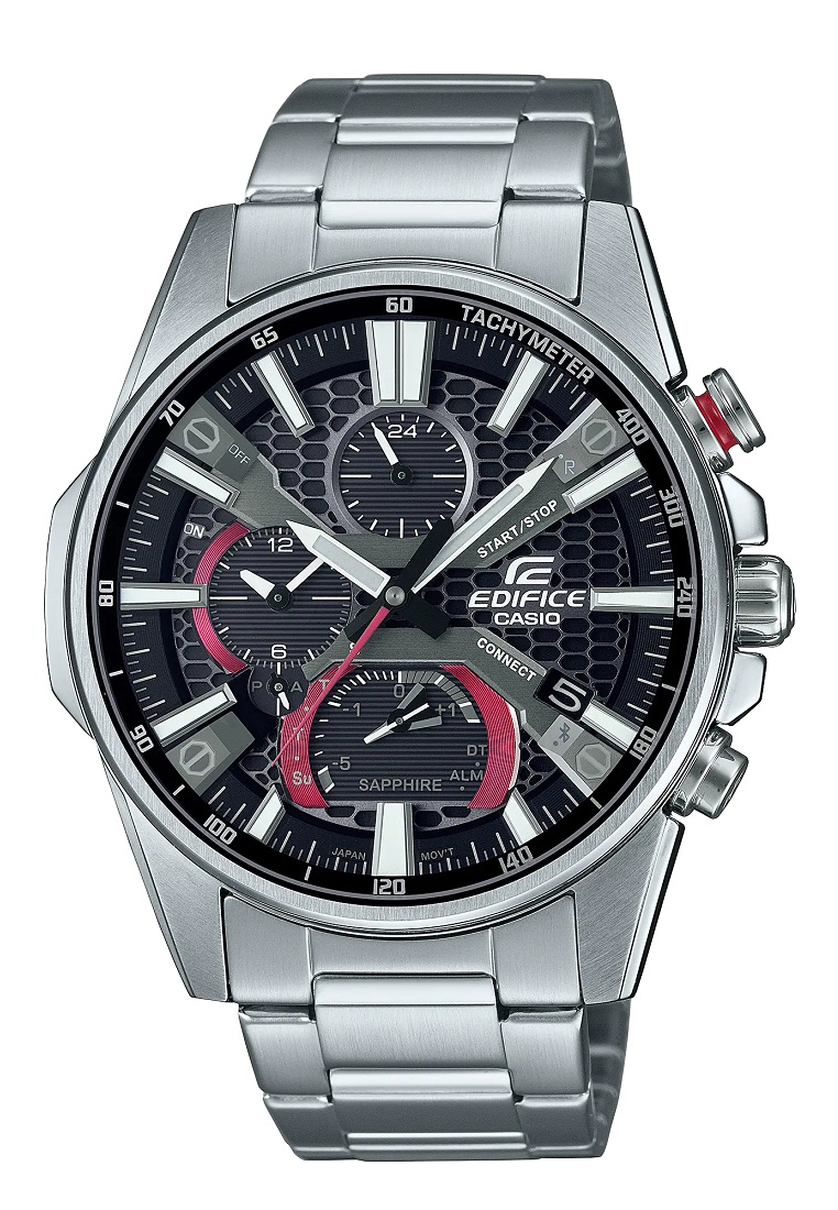 CASIO Men EQB-1200D-1A Stainless steel