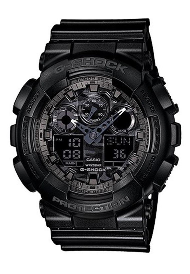 CASIO G SHOCK GA-100CF-1ADR FULL BLACK