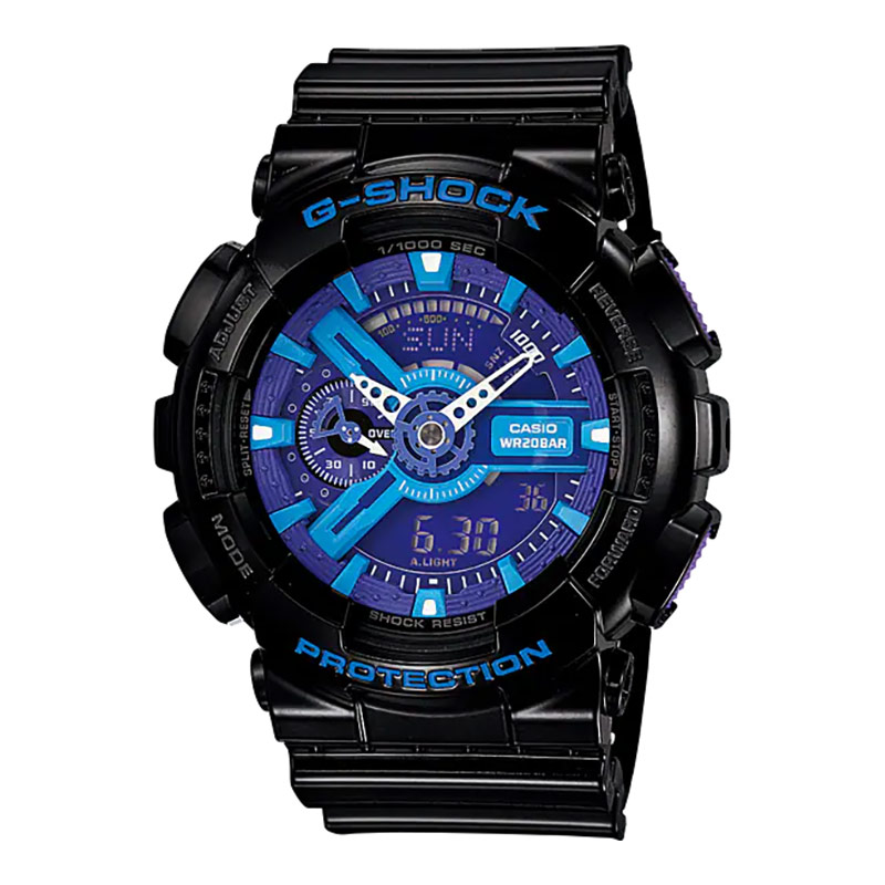 CASIO Jam Tangan Pria Casio G-Shock G-Classic GA-110HC-1AJF GA110HC GA-110HC Hyper Color Digital Ana