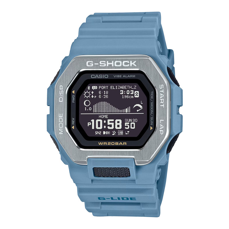 CASIO Jam Tangan Pria Casio G-Shock G-Lide GBX-100-2AJF GBX100 GBX-100 Natural Beach Color Digital D