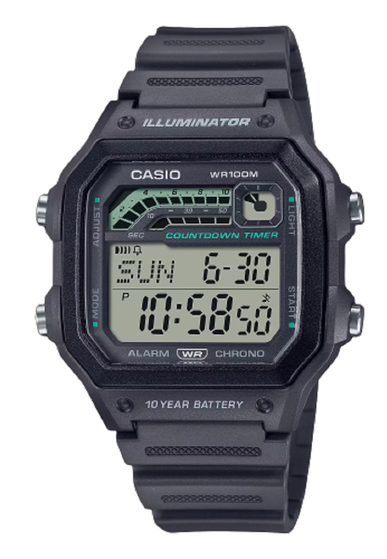 CASIO Men WS-1600H-8AV Resin