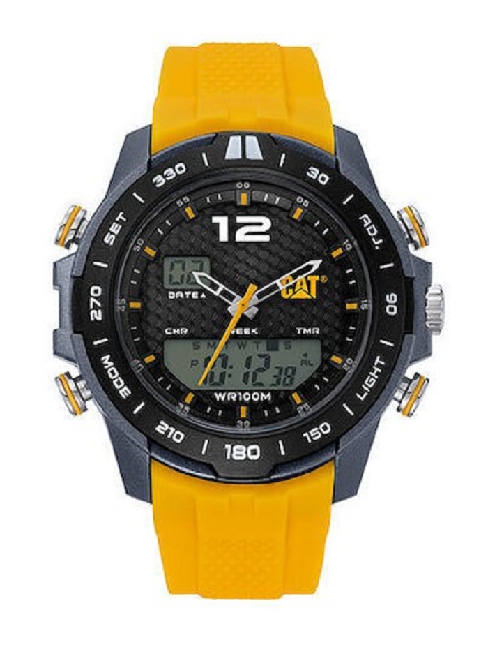 Caterpillar Men MH.155.27.131 Silicone Black Yellow