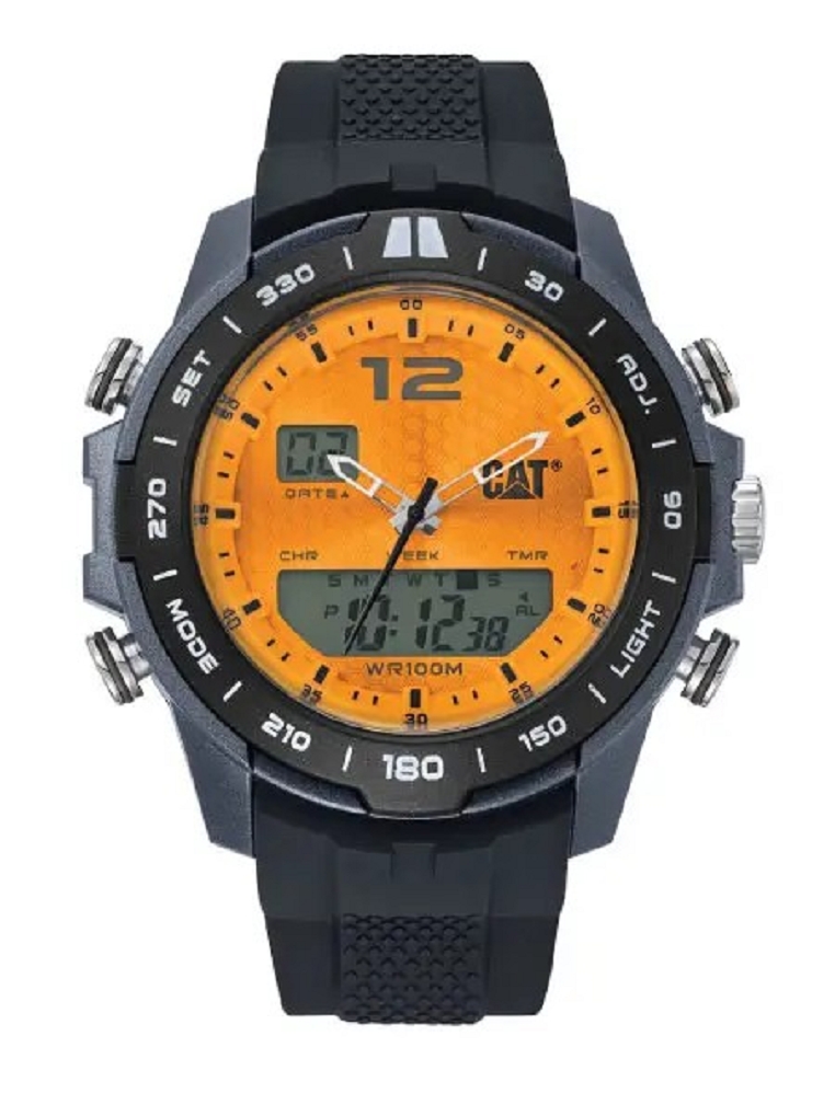 Caterpillar Men MH.155.21.737 Silicone Black Orange