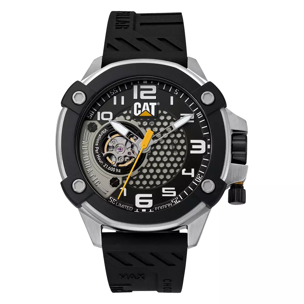 Caterpillar Automatic Men AN.148.21.132 Silicone Black