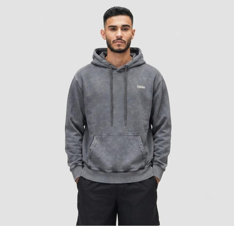 Celciusmen CELCIUS Loose Fit Hoodie LIN001655C Light Grey