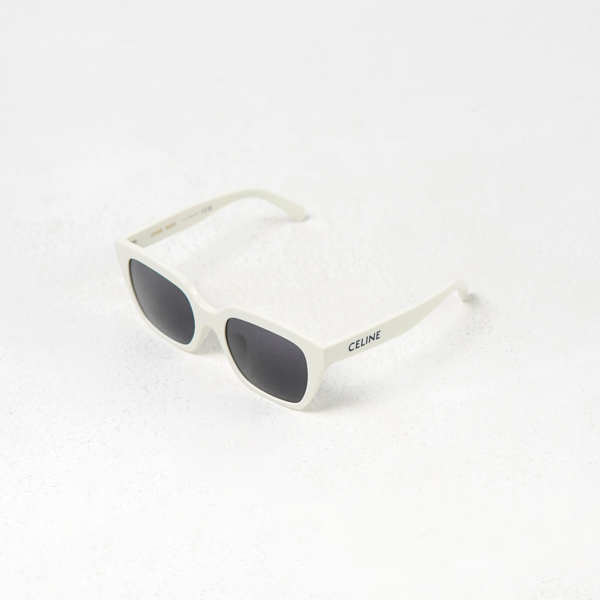 Celine Kacamata CELINE 3 SHINY WHITE SMOKE SUNGLASSES 100% ORIGINAL