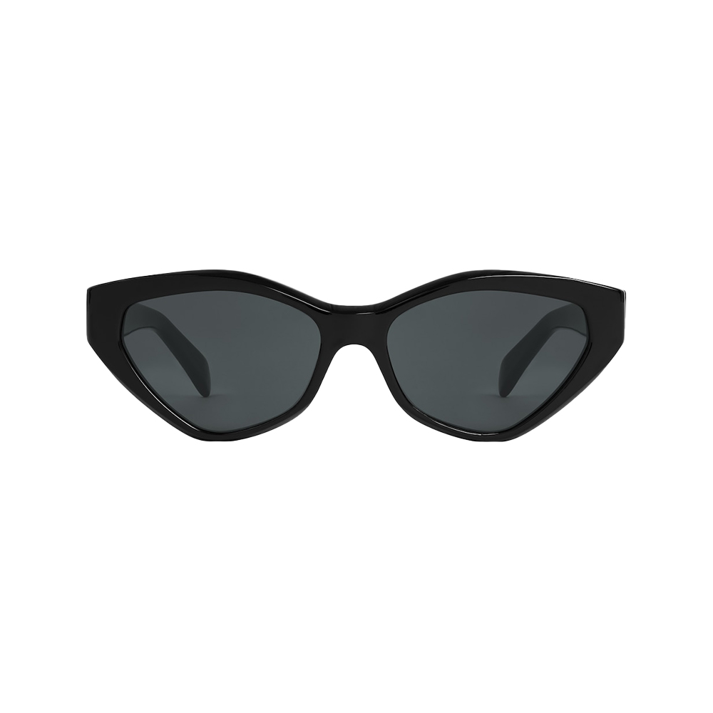 Celine Triomphe 17 Sunglasses in Acetate Cat Eye Frame Smoke Lens