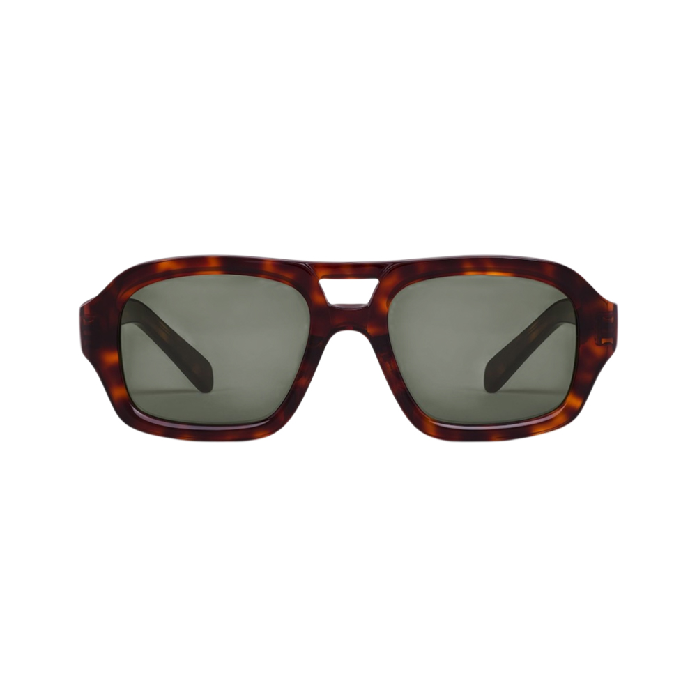 Celine Black Frame 62 Sunglasses Acetate Red Havana