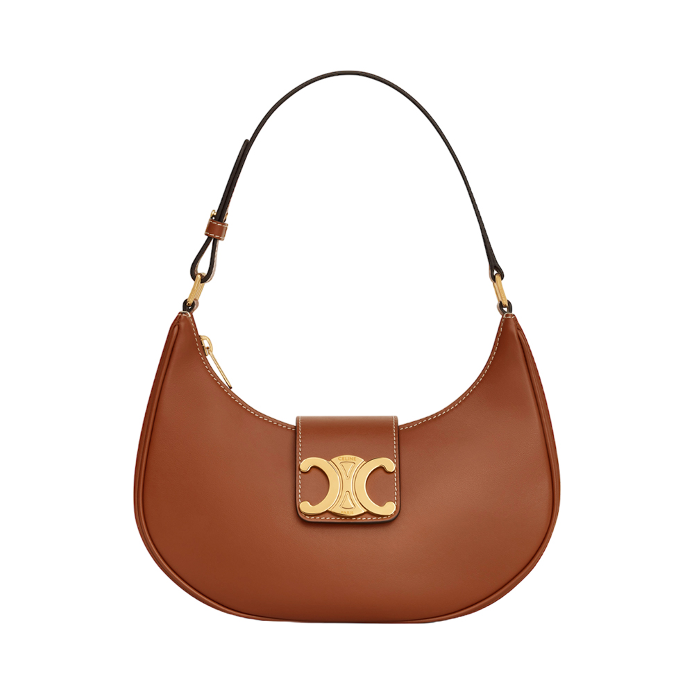 Celine Ava Triomphe Bag Soft Smooth Calfskin Tan Ghw