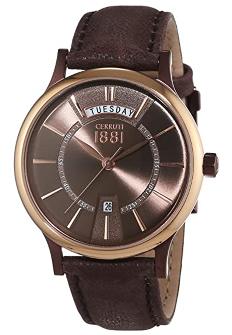 CERRUTI 1881 Jam Tangan Pria CERRUTI 1881 VARALLO - CRA128SBRR12BR