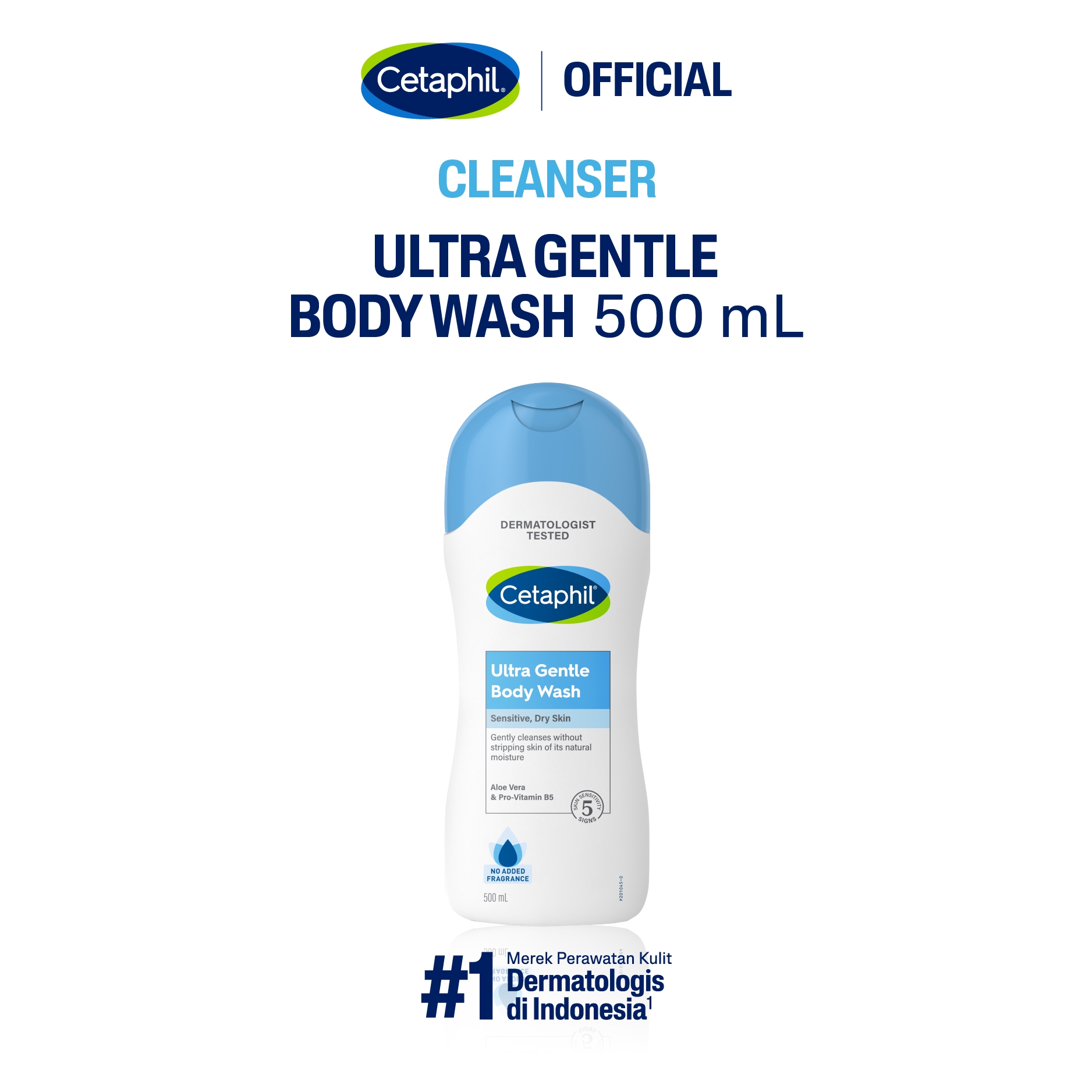 Cetaphil Ultra Gentle Body Wash 500ML